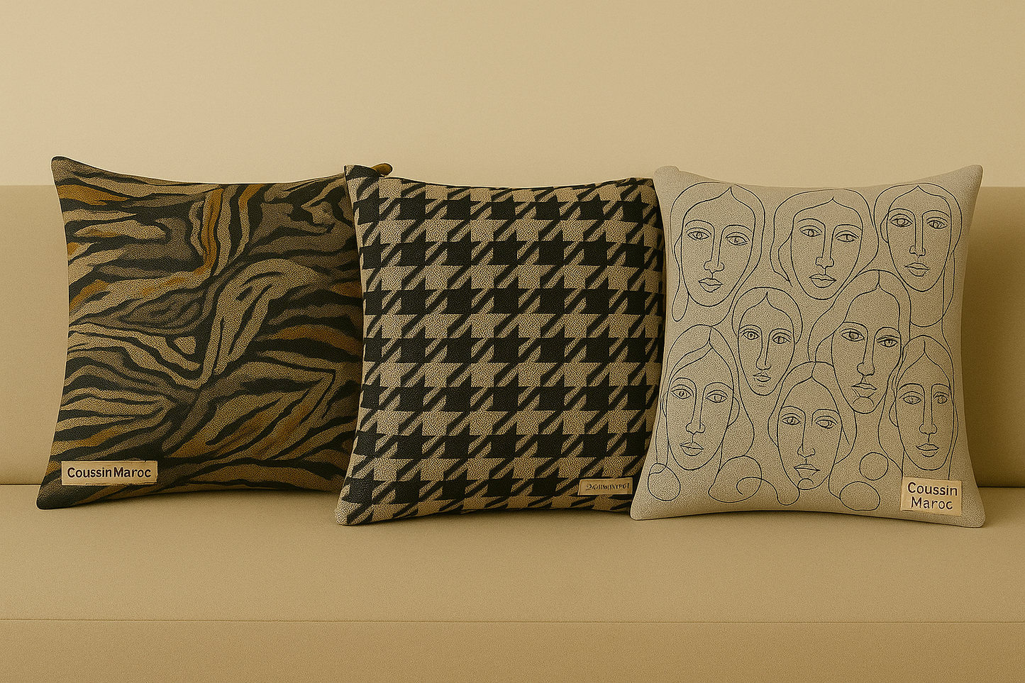 Trio Signature – Motifs Sauvages, Graphiques & Artistiques
